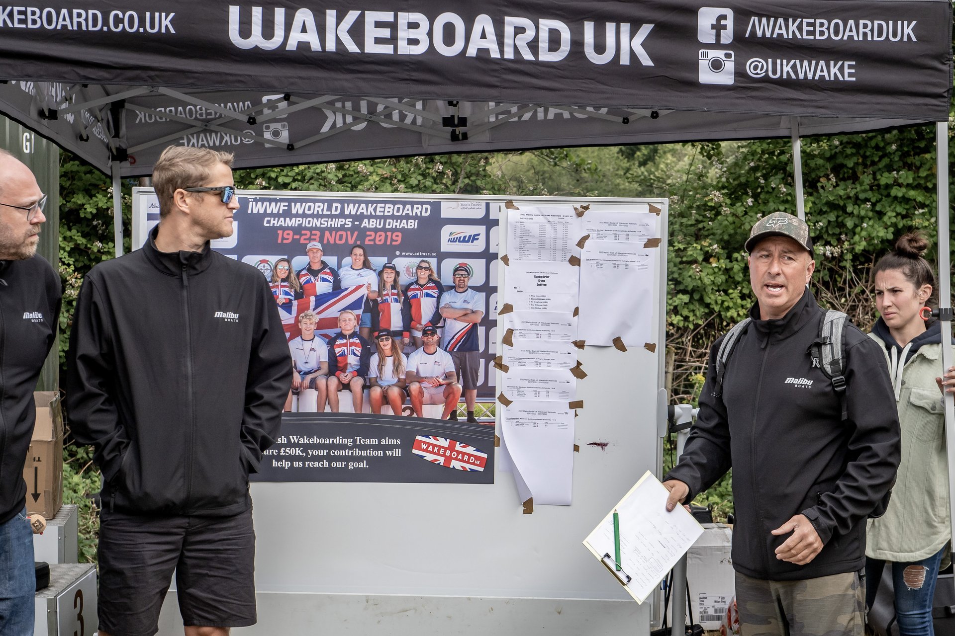 Mark Goldsmith at the 2022 Malibu Boats UK Wakeboard And Wakesurf Nationals